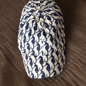 KIDS-J. CREW CUTS  seahorse sun visor cap.